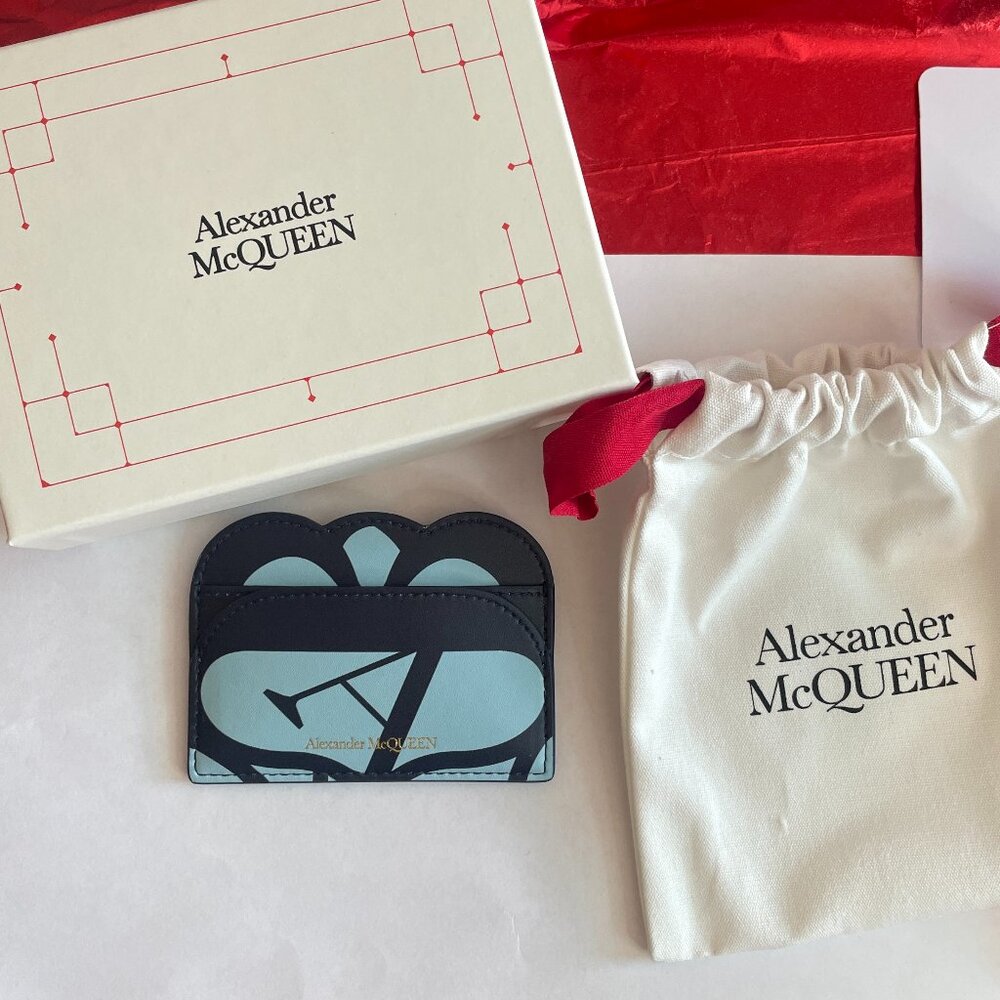 NWT Alexander McQueen card holder best gift